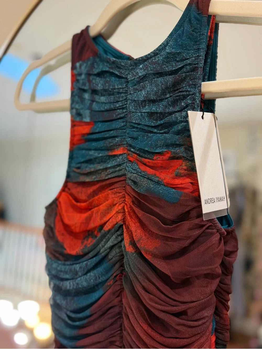 Andrea Iyamah Kasi Mesh Mini Dress ~ Size XS ~ NWT - Picture 6 of 10